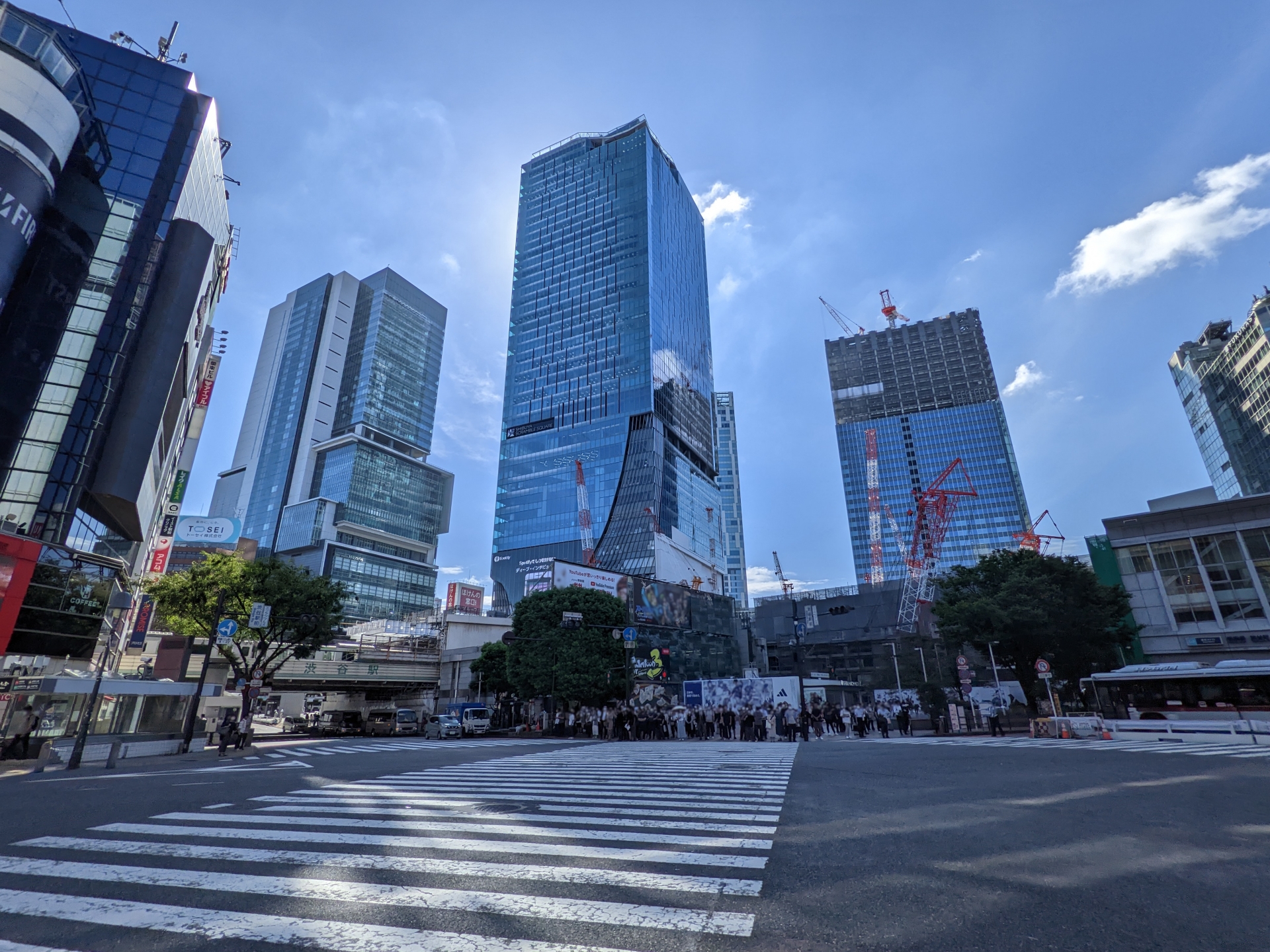 渋谷スクランブルスクエア ガラスファサード